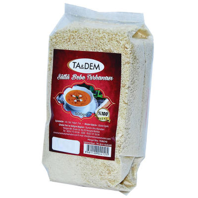 Tadem Doğal Sütlü Bebe Ev Tarhanası 500Gr