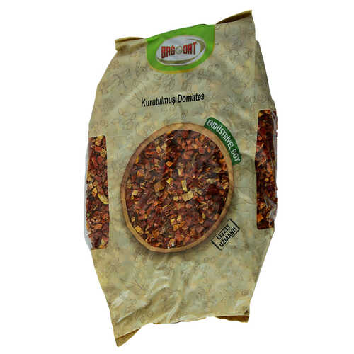 Bağdat Baharat Domates Kurusu Küp Kesim 1000 Gr Paket