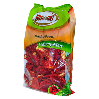 Bağdat Baharat Domates Kurusu Yarım Ay Kesim 1000 Gr Paket