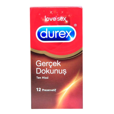 Durex Prezervatif Gerçek Dokunuş 12 Ad