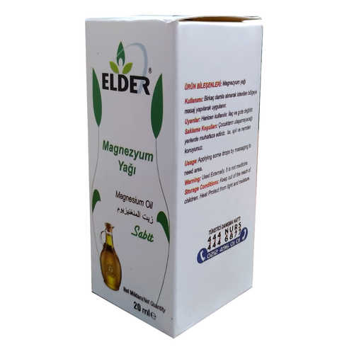 Nurs Elder Magnezyum Yağı 20 ML