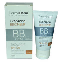 DermaDerm - EvenTone BB Krem Koyu Ton Spf+25 Güneş Koruma Bitki Özlü 50 ML Görseli