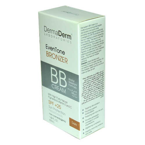 DermaDerm EvenTone BB Krem Koyu Ton Spf+25 Güneş Koruma Bitki Özlü 50 ML