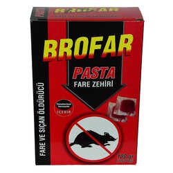 Brofar - Fare ve Sıçan Öldürücü Pasta Fare Zehiri 100 Gr (10 Adet x 10 Gr) (1)