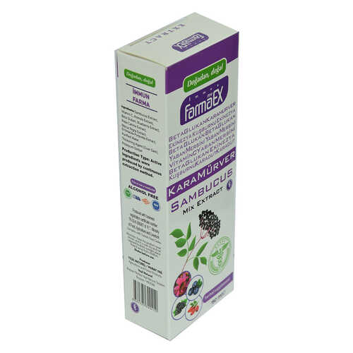 Yeşil Naturel Farmaex Karamürver Bitkisel Karışım Alkolsüz Ekstrakt 150 ML