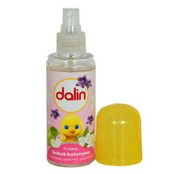 Dalin - Floral Bebek Kolonyası Menekşe Yasemin Yeşil Elma Kokulu 70 Derece 150 ML (1)