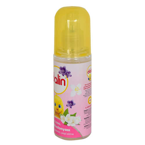 Dalin Floral Bebek Kolonyası Menekşe Yasemin Yeşil Elma Kokulu 70 Derece 150 ML