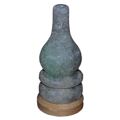 LokmanAVM Gaz Lamba Şekilli Doğal Kaya Tuzu Lambası Çankırı Kablolu Ampullü Beyaz 1-2 Kg