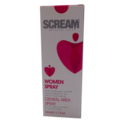 Scream Women Sprey 50ML - Genital Area Spray