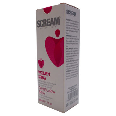 Scream Women Sprey 50ML - Genital Area Spray