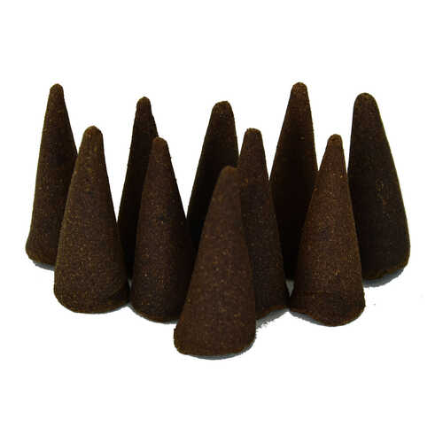 Hem Tütsü Geri Akış Şelale Beyaz Adaçayı Kokulu 40 Konik Tütsü - White Sage Backflow Incense Cones