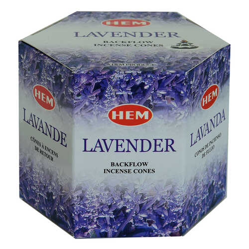 Hem Tütsü Geri Akış Şelale Lavanta Kokulu 40 Konik Tütsü - Lavander Backflow Incense Cones