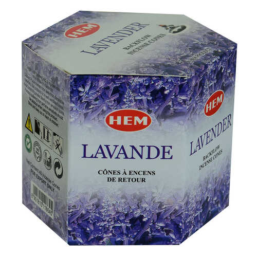 Hem Tütsü Geri Akış Şelale Lavanta Kokulu 40 Konik Tütsü - Lavander Backflow Incense Cones