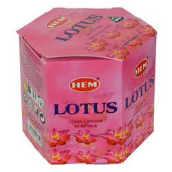 Geri Akış Şelale Nilüfer Kokulu 40 Konik Tütsü - Lotus Backflow Incense Cones - Thumbnail