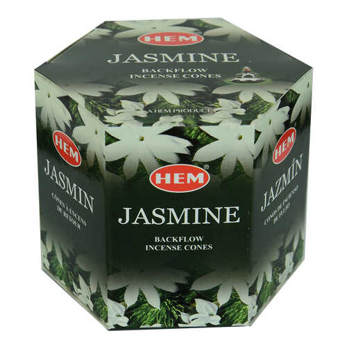 Hem Tütsü Geri Akış Şelale Yasemin Kokulu 40 Konik Tütsü - Jasmine Backflow Incense Cones