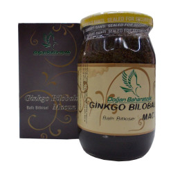 Ginkgo Bilobalı Ballı Bitkisel Karışım Cam Kavanoz 450 Gr - Thumbnail