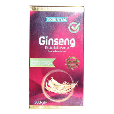 Aksuvital Ginseng Ekstraktlı Bitkisel Macunnu 300 Gr