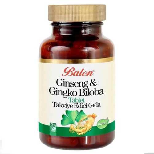 Ginseng & Ginkgo Biloba 120 Kapsül