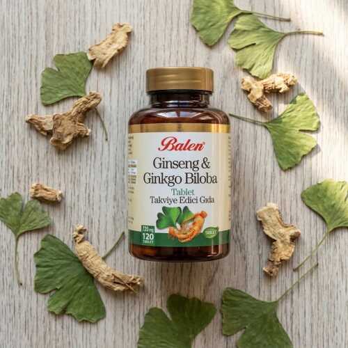 Ginseng & Ginkgo Biloba 120 Kapsül - 3