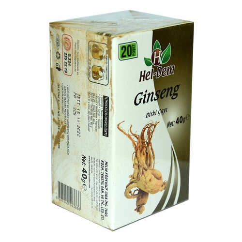 Hel-Dem Ginsengli Bitkisel Çay 2 Gr x 20 Süzen Poşet 40 Gr