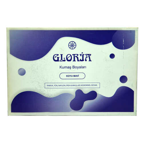 Gloria Kumaş Boyası Koyu Mavi 10Gr Pkt