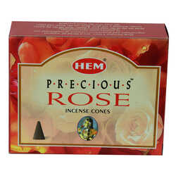 Gül Kokulu 10 Konik Tütsü - Precious Rose Incense Cones - Thumbnail