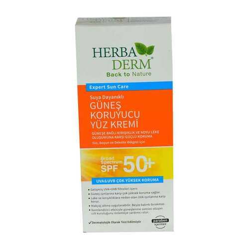 HerbaDerm Güneş Kremi 50 Faktör SPF 75 ML