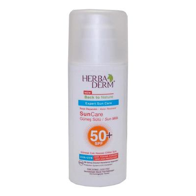 HerbaDerm Güneş Sütü 50 Faktör SPF 150 Gr