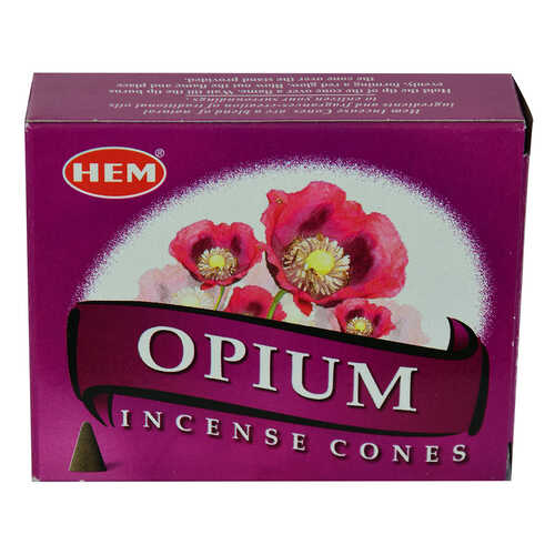 Hem Tütsü Haşhaş Kokulu 10 Konik Tütsü - Opium