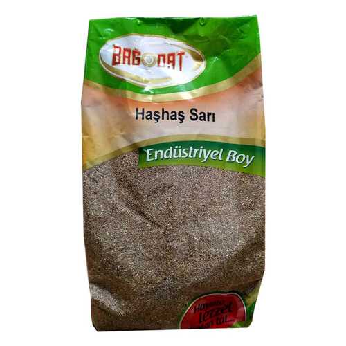 Bağdat Baharat Haşhaş Tohumu Tane Doğal Sarı 1000 Gr Paket