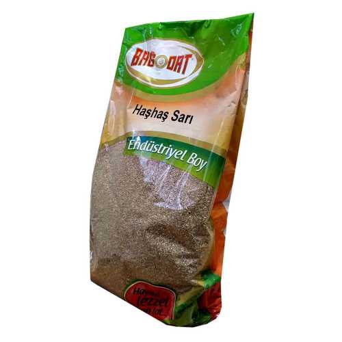 Bağdat Baharat Haşhaş Tohumu Tane Doğal Sarı 1000 Gr Paket