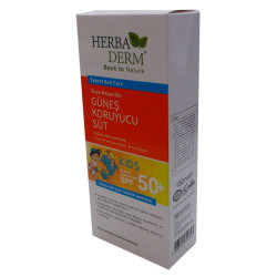 HerbaDerm - Güneş Sütü Çocuklar 50 Faktör SPF 150 ML Görseli