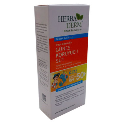 HerbaDerm Güneş Sütü Çocuklar 50 Faktör SPF 150 ML