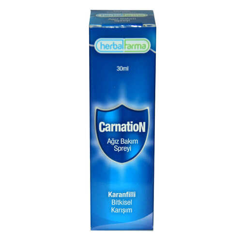 Herbalfarma Ağız Bakım Spreyi Carnation Karanfilli Bitkisel Karışım 30 ML