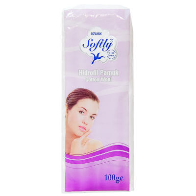 Softly Hidrofil Pamuk 100 Gr Paket Cotton Wool