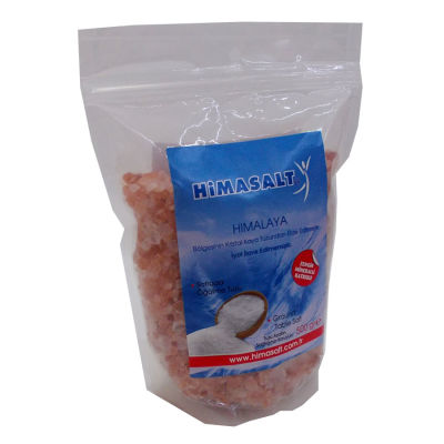 Himasalt Yemeklik Himalaya Kristal Çakıl Kaya Tuzu Pembe 500 Gr