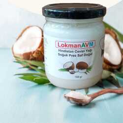 Hindistan Cevizi Yağı Soğuk Pres Saf Doğal Cam Kavanoz 150 Gr - 210 ML (1)