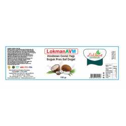 Hindistan Cevizi Yağı Soğuk Pres Saf Doğal Cam Kavanoz 150 Gr - 210 ML - 8