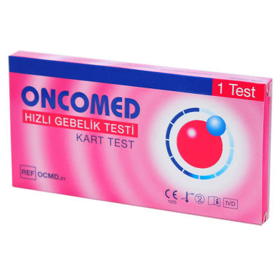 Oncomed Hızlı Gebelik Testi - 1 Kart Test