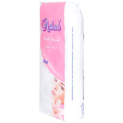 Aslanlı İdrofil Pamuk 50 Gr Paket Cotton Wool