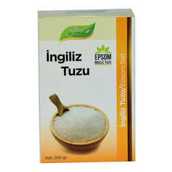 İngiliz Tuzu Yenilebilir Epsom Salt Magzenyum Sülfat 200 Gr - Thumbnail