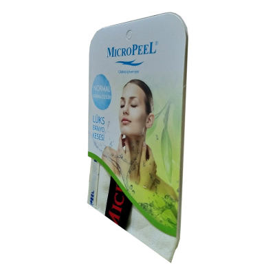 Micro Peel İpek Karma Cilt İçin Banyo Kesesi Beyaz 16X25