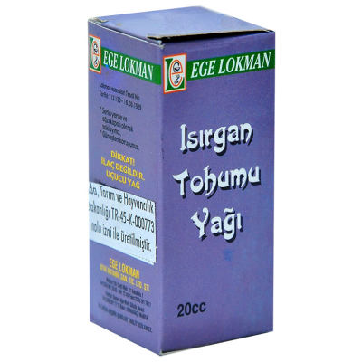 Ege Lokman Isırgan Tohumu Yağı 20 cc