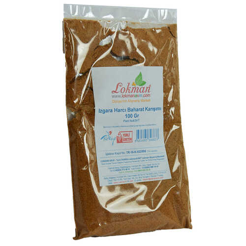 LokmanAVM Izgara Harcı Baharat Karışımı 100 Gr Paket