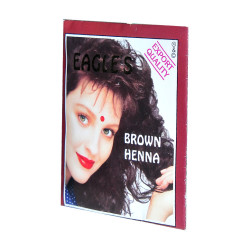 Eagles - Kahverengi Hint Kınası (Brown Henna) 10 Gr Paket (1)