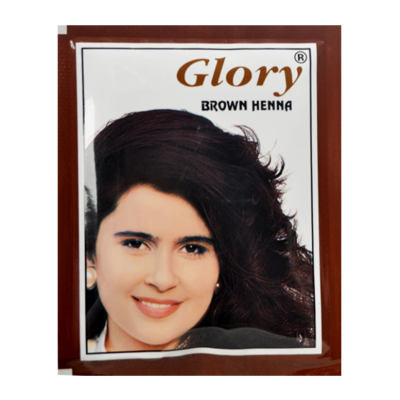 Glory Kahverengi Hint Kınası (Brown Henna) 10 Gr Paket