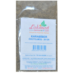 LokmanAVM - Karabiber Doğal Öğütülmüş Saf 26 Gr Paket (1)