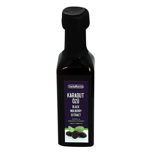 Herbalfarma Karadut Özü Glikoz ve Koruyucusuz 100 ML Black Mulberry Extract