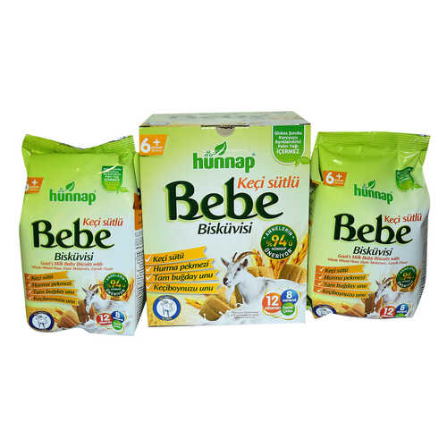 Hünnap Keçi Sütlü Bebe Bisküvisi 2 x 200 Gr