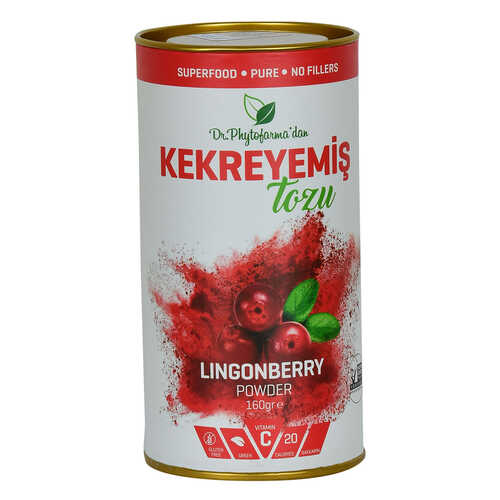 Dr. Phytofarma Kekreyemiş Tozu Yaban Mersini ve Tarçınlı 8 Gr Şase X 20 Adet - 160 Gr